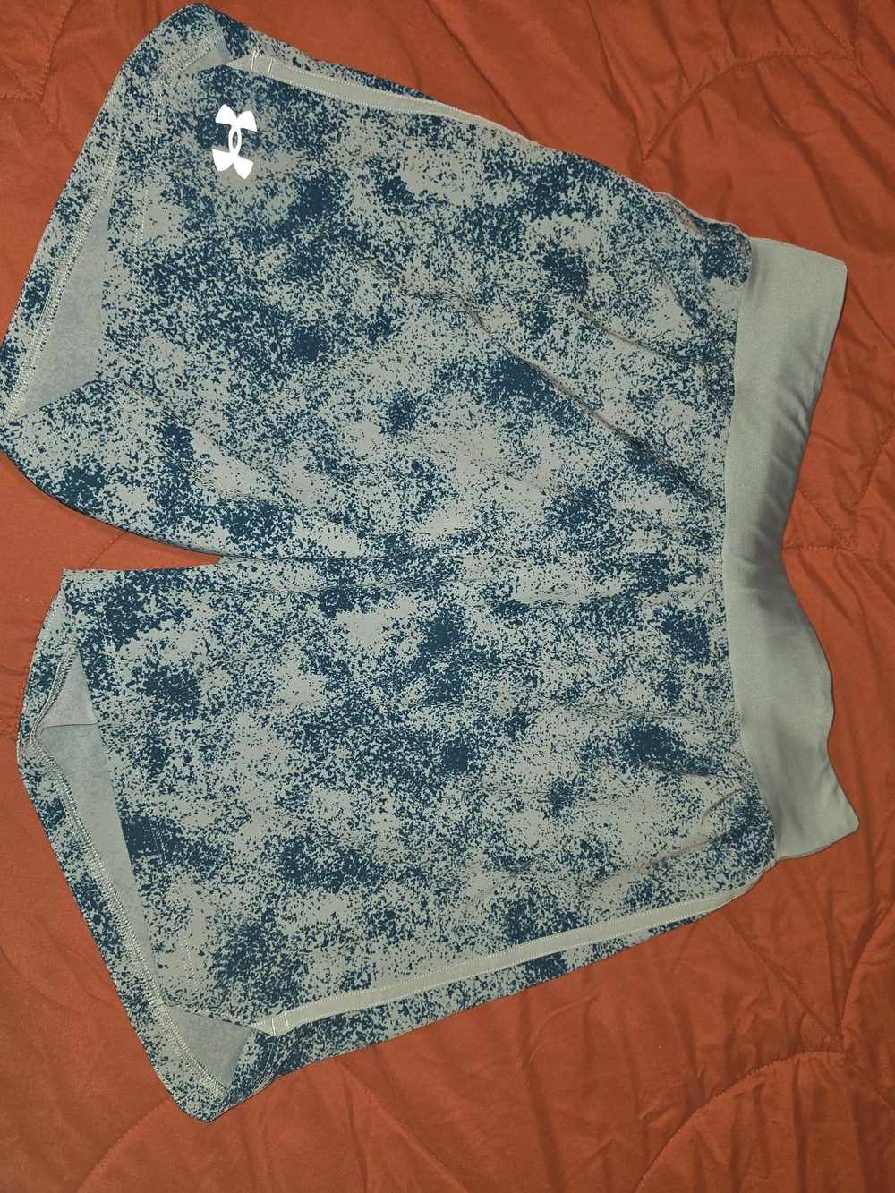 Under Armour Teal Speckled Athletic Shorts